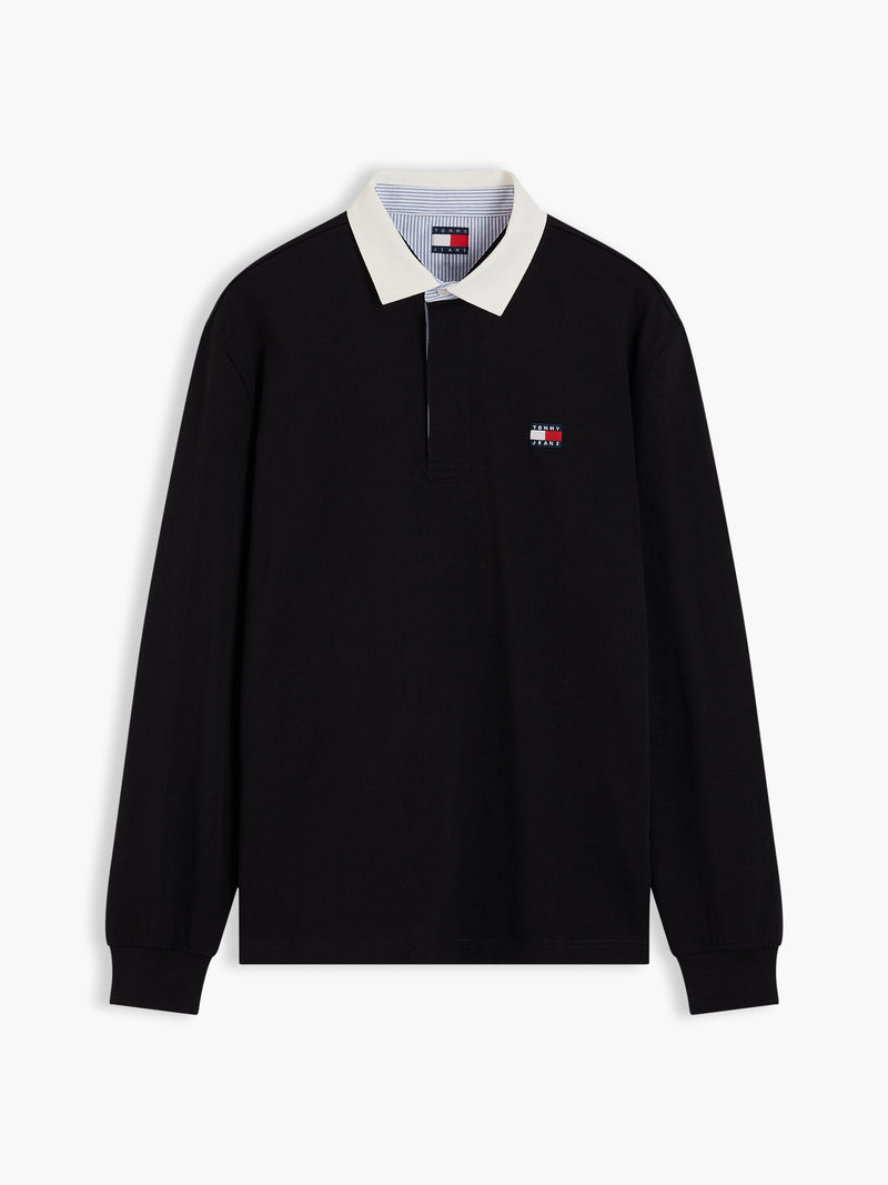 Relaxed Fit Rugby Polo