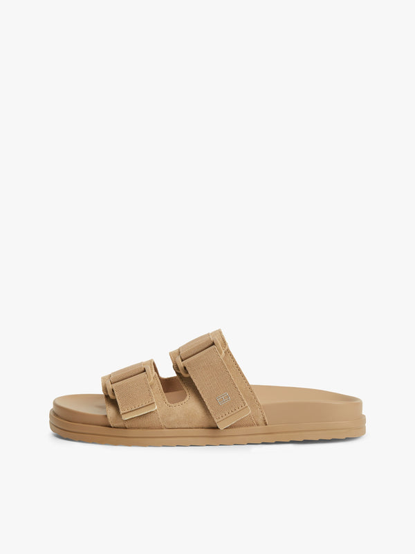 Men Hilfiger Mix Suede Buckle Sandal