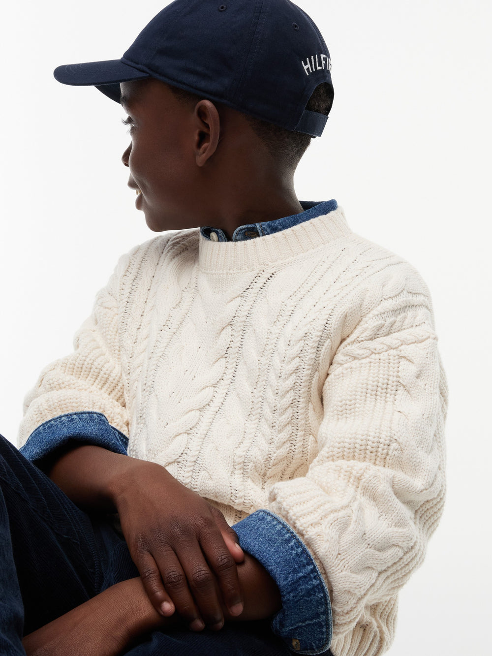 Kids Cable Knit Sweater