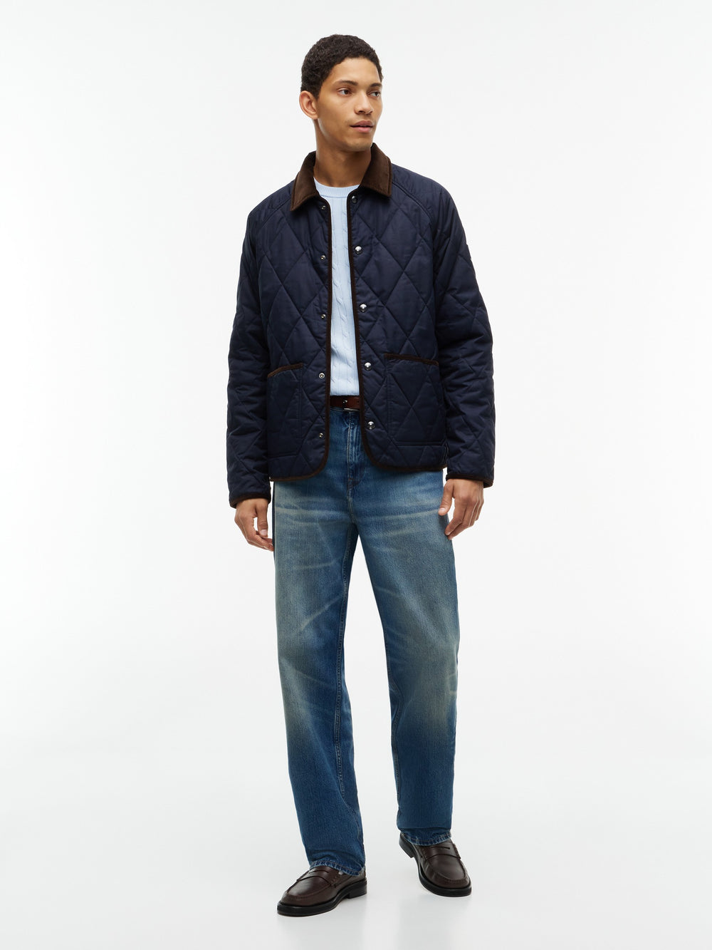 Regular Fit Quilted or Padded Jacket