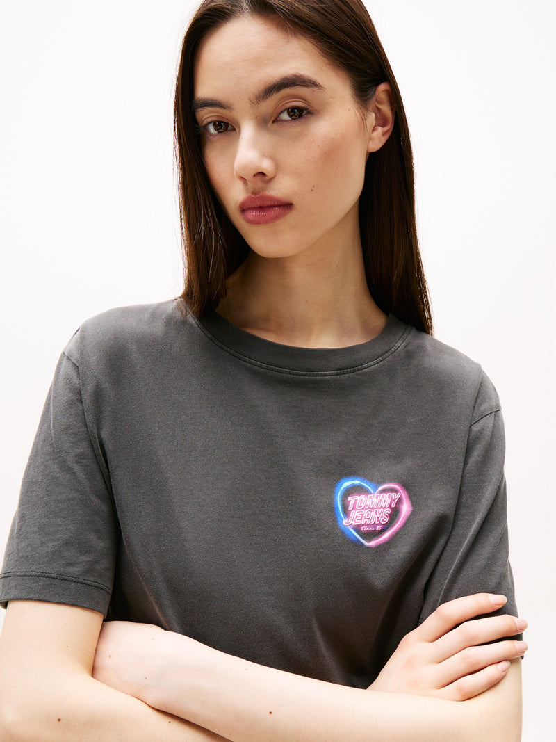 Solid Relaxed Fit Half Sleeve Cotton Jersey T-Shirt