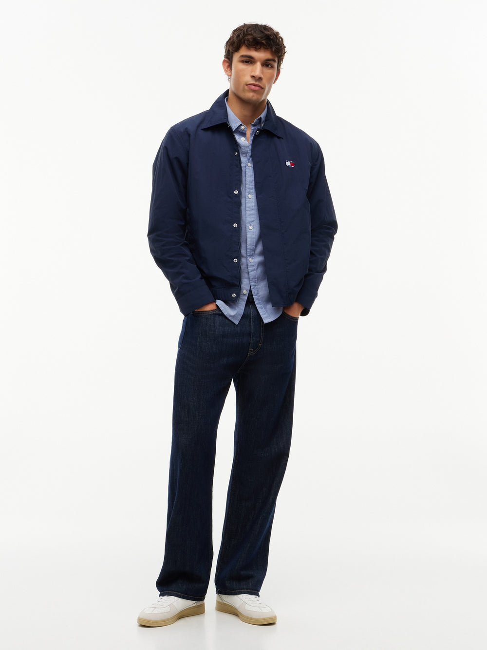 Slim Fit Solid Oxford Shirt