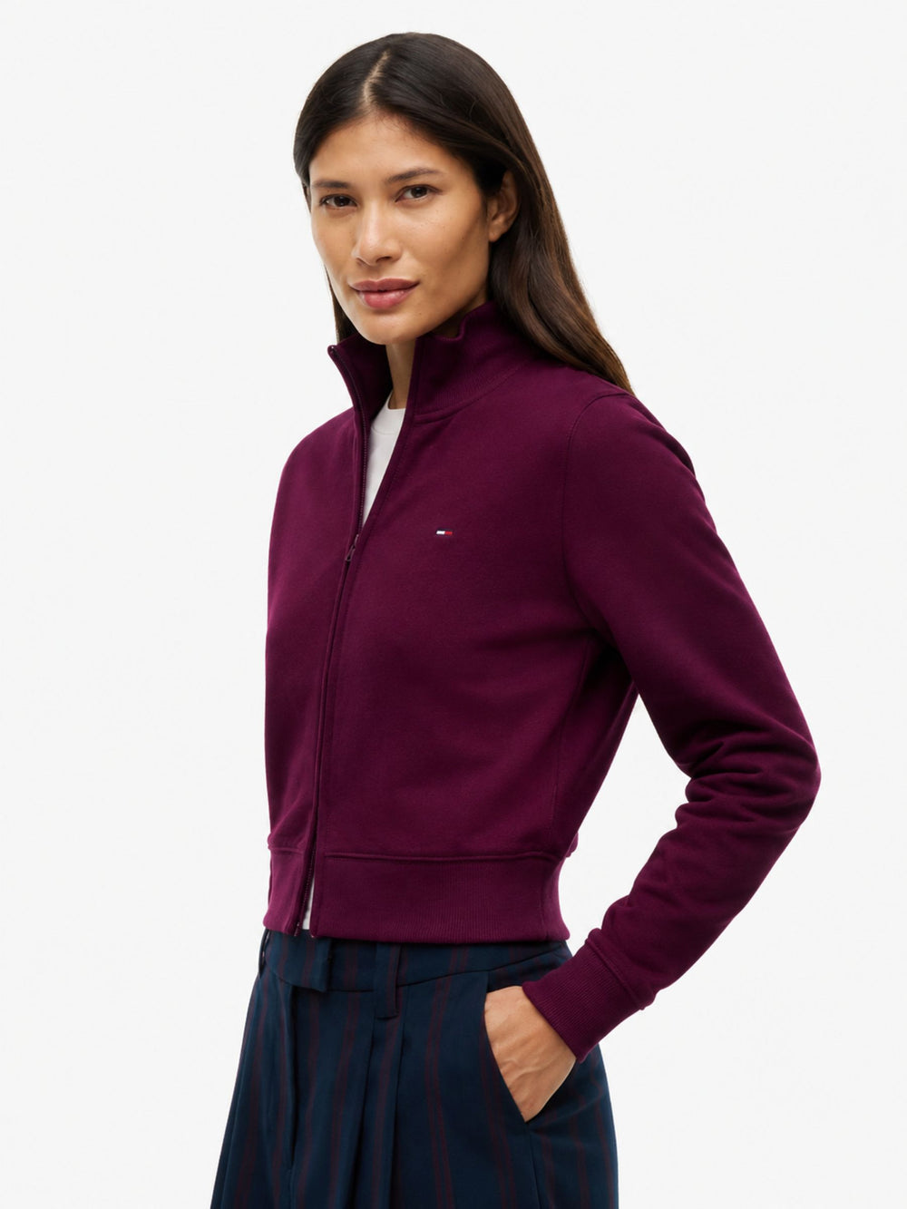 Slim Fit Fleece Zip Thru