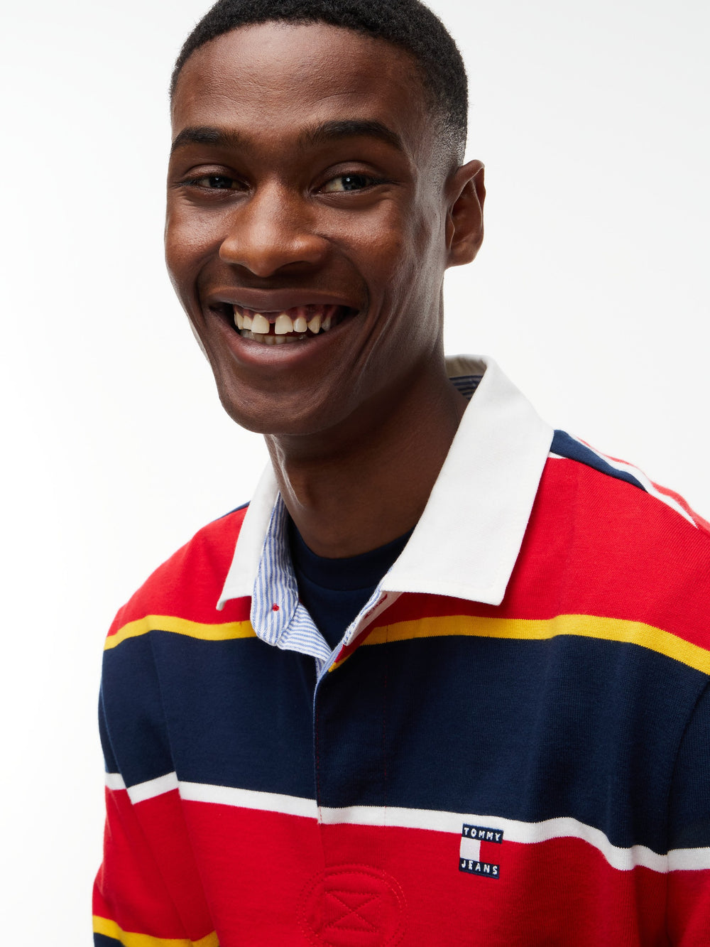 Relaxed Fit Rugby Polo