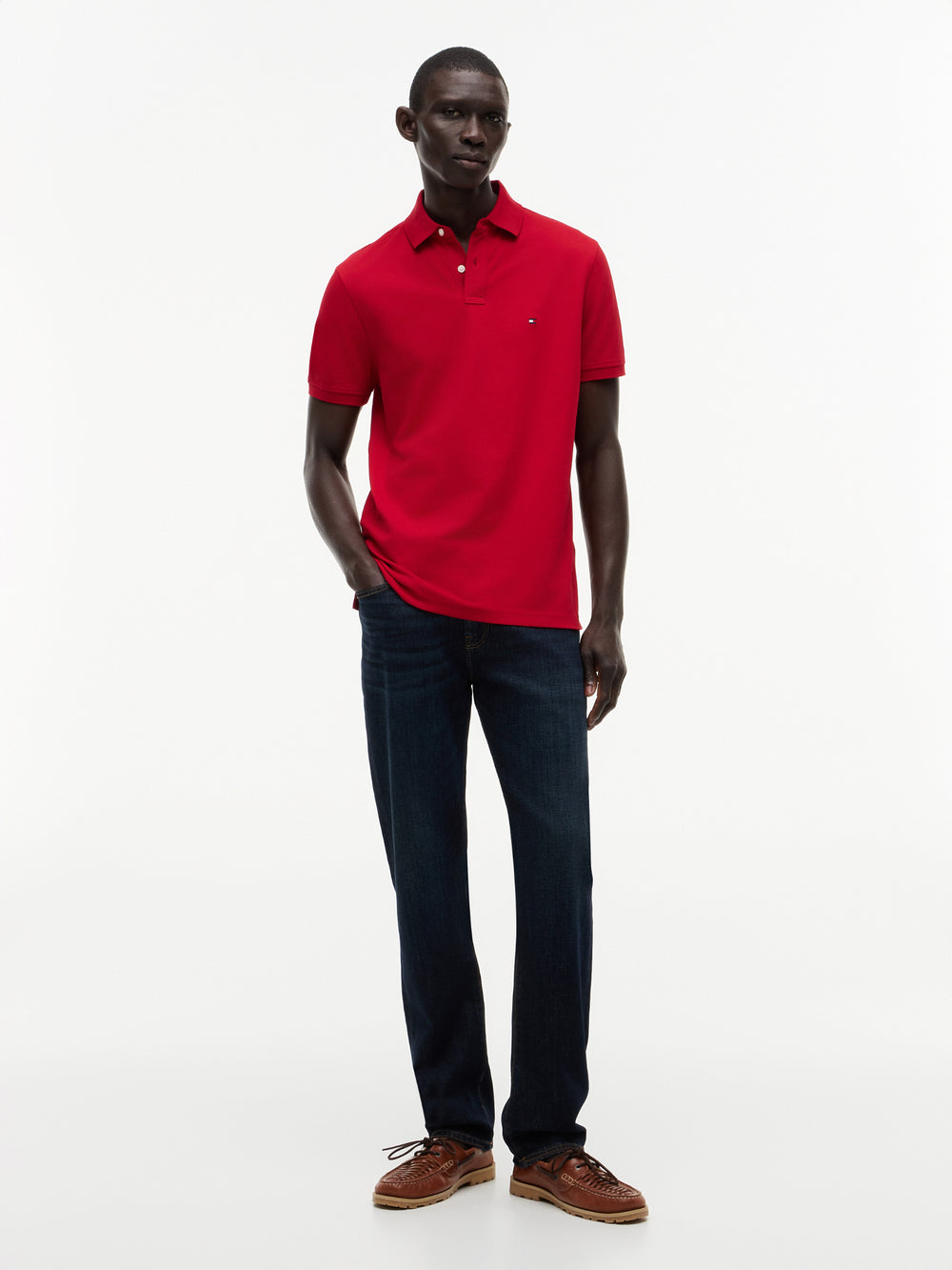 Regular Fit Solid Pique Polo