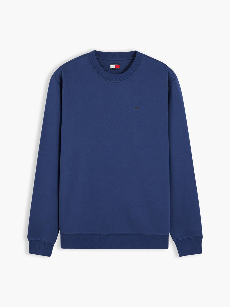 Regular Fit Brushed Fleece Crew Neck Sweatshirt