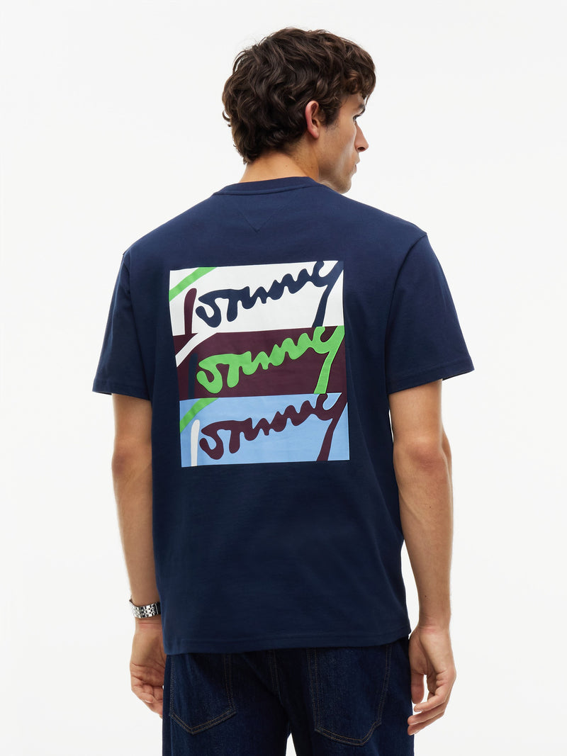 Relaxed Fit Back Graphic T-Shirt