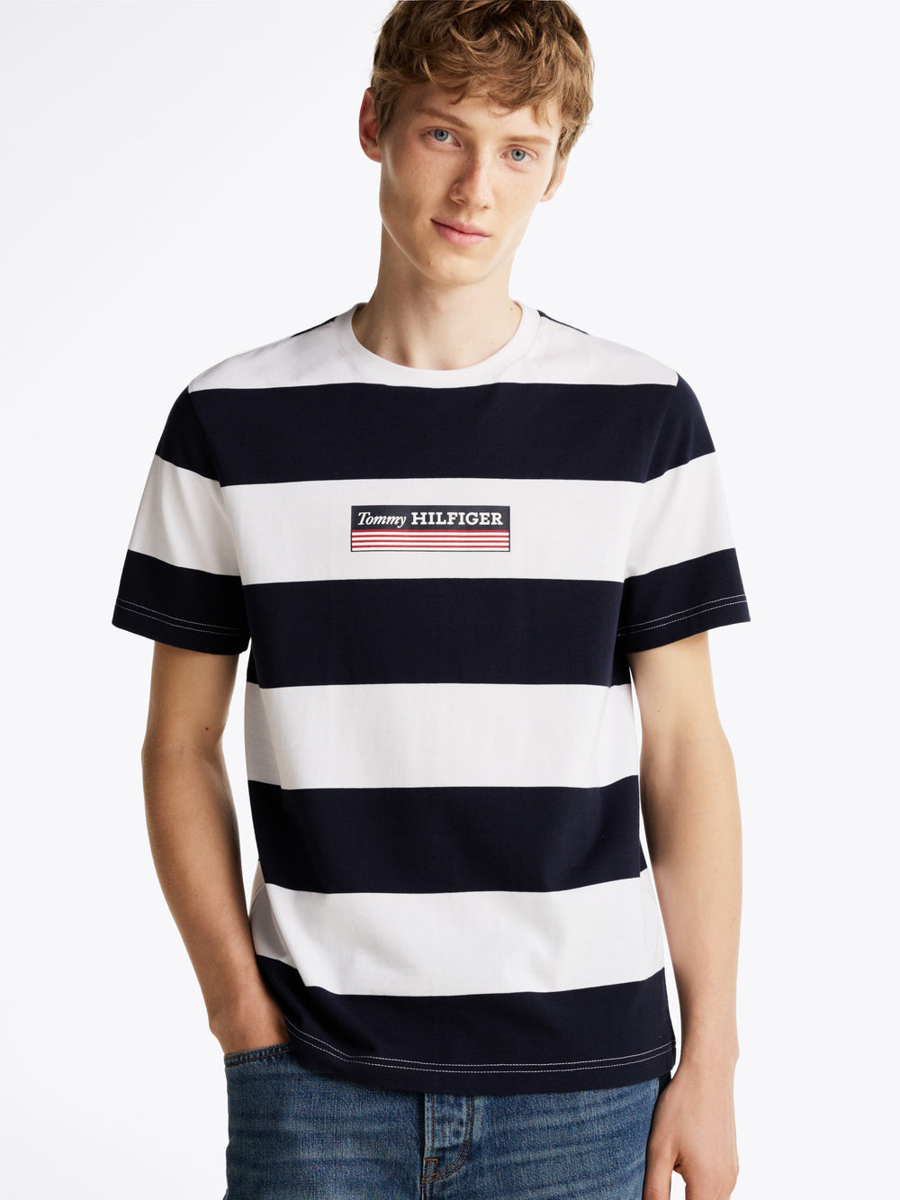 Regular Fit Striped Tshirt