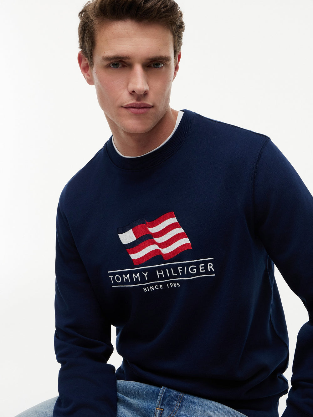 Flag Logo Terry Pullover