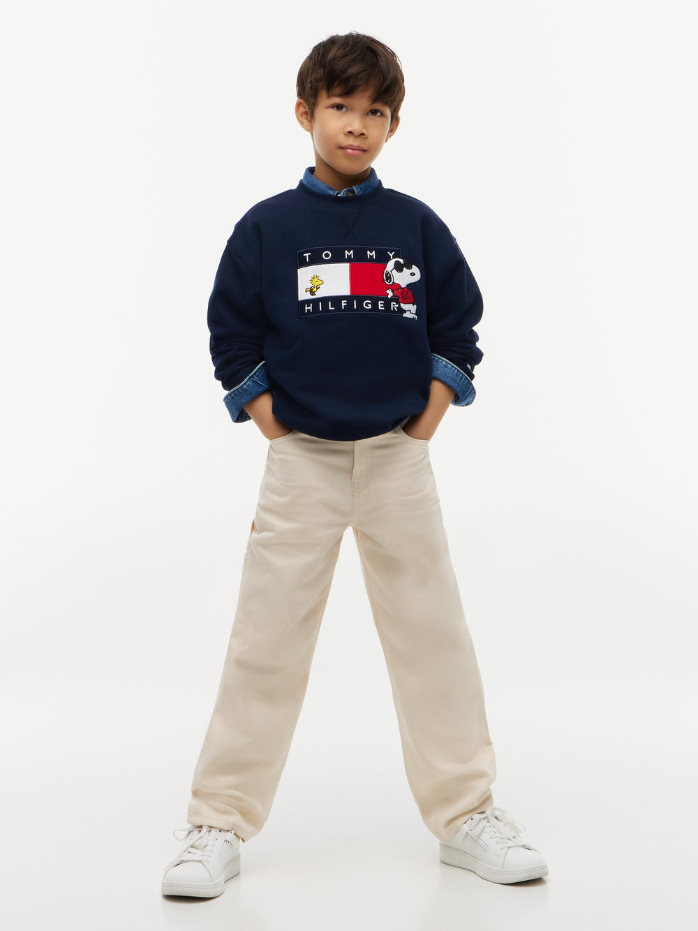 Kids Peanut Flag Logo Sweatshirt