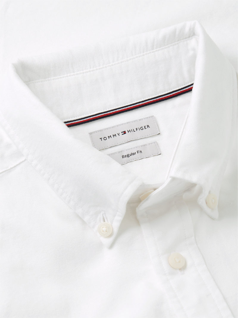 Regular Fit Solid Oxford Shirt
