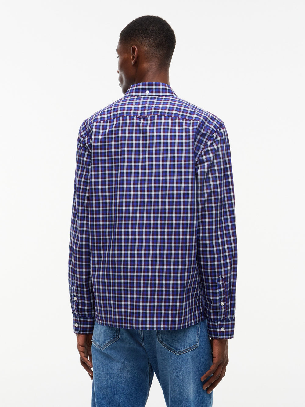 Regular Fit Check Poplin Shirt
