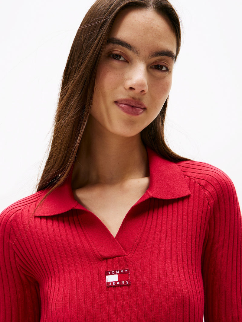 Full Sleeve Solid Sweater Bodycon Dress