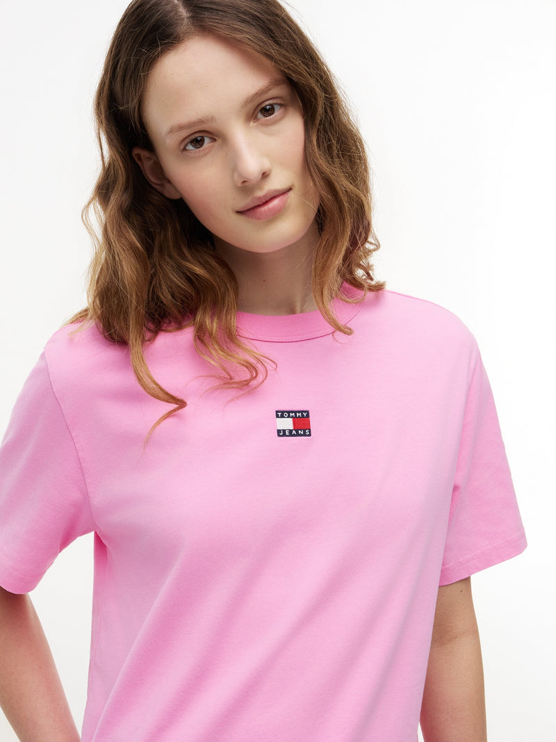Solid Relaxed Fit Half Sleeve Cotton Jersey T-Shirt