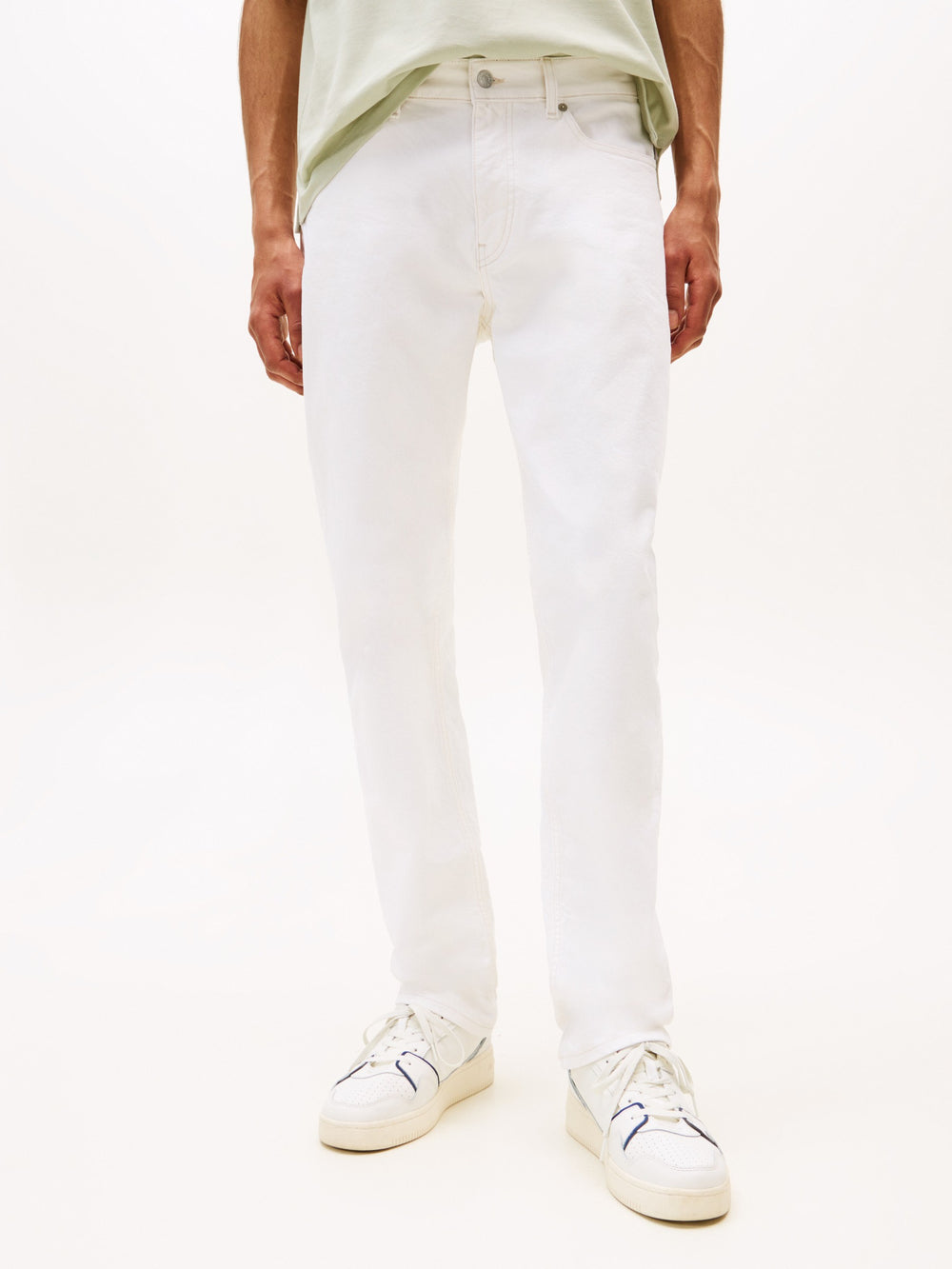 Men Ryan Slim Straight White or Ecru Jeans