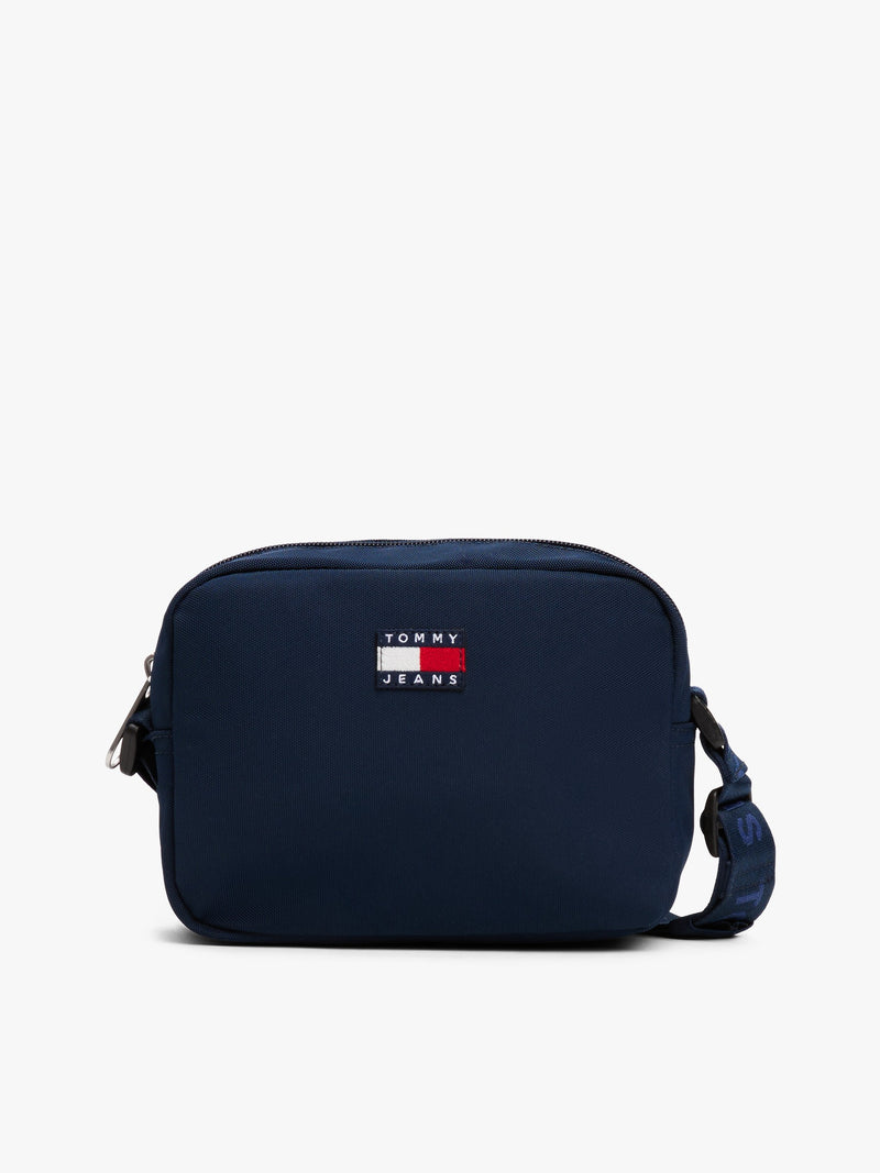 Solid Nylon Crossbody Bag
