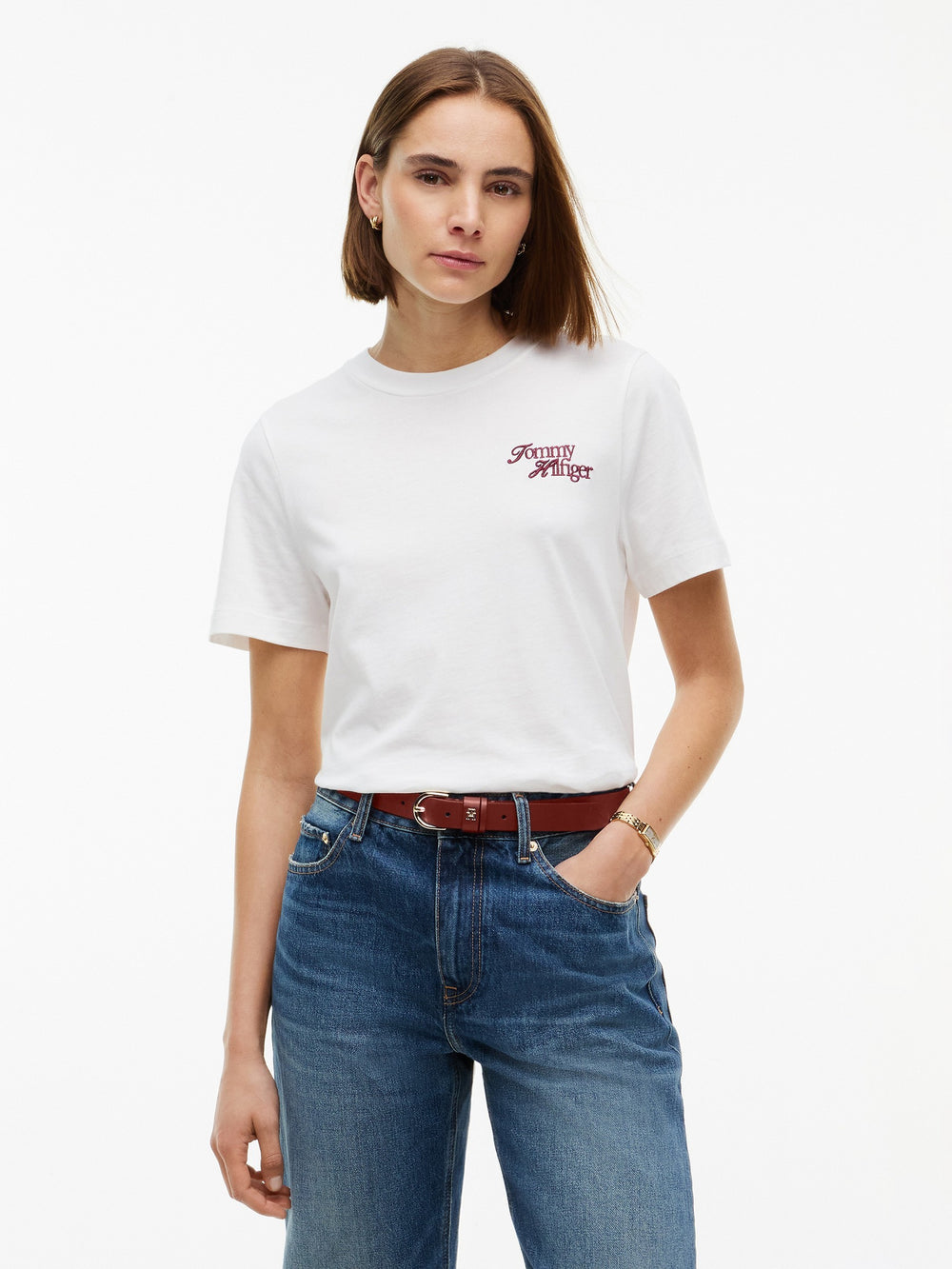 Solid Regular Fit Half Sleeve Cotton Jersey T-Shirt