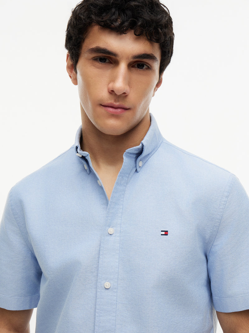 Regular Fit Solid Oxford Shirt
