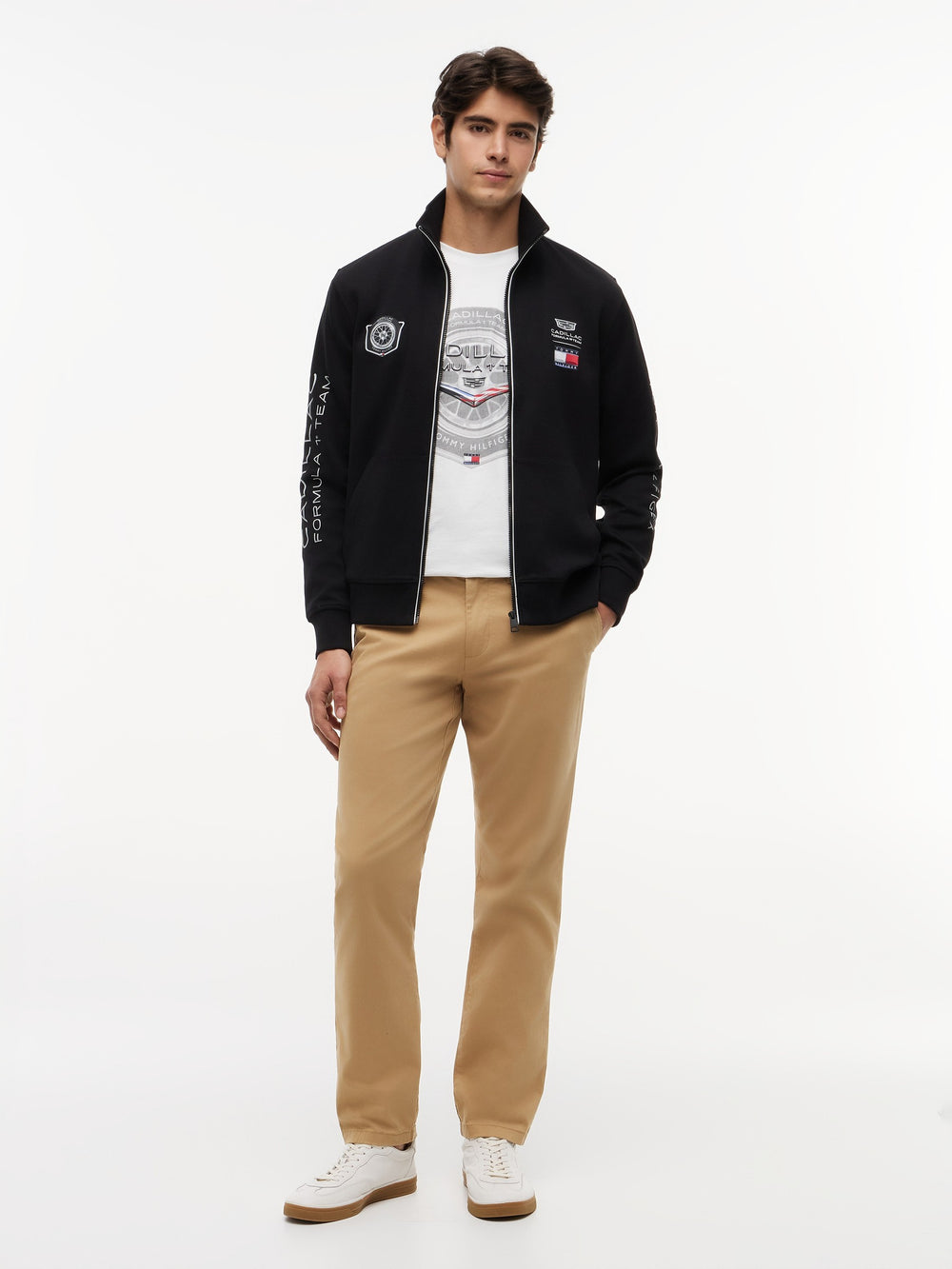 Regular Fit Cf1 Zip Thru Hoodie