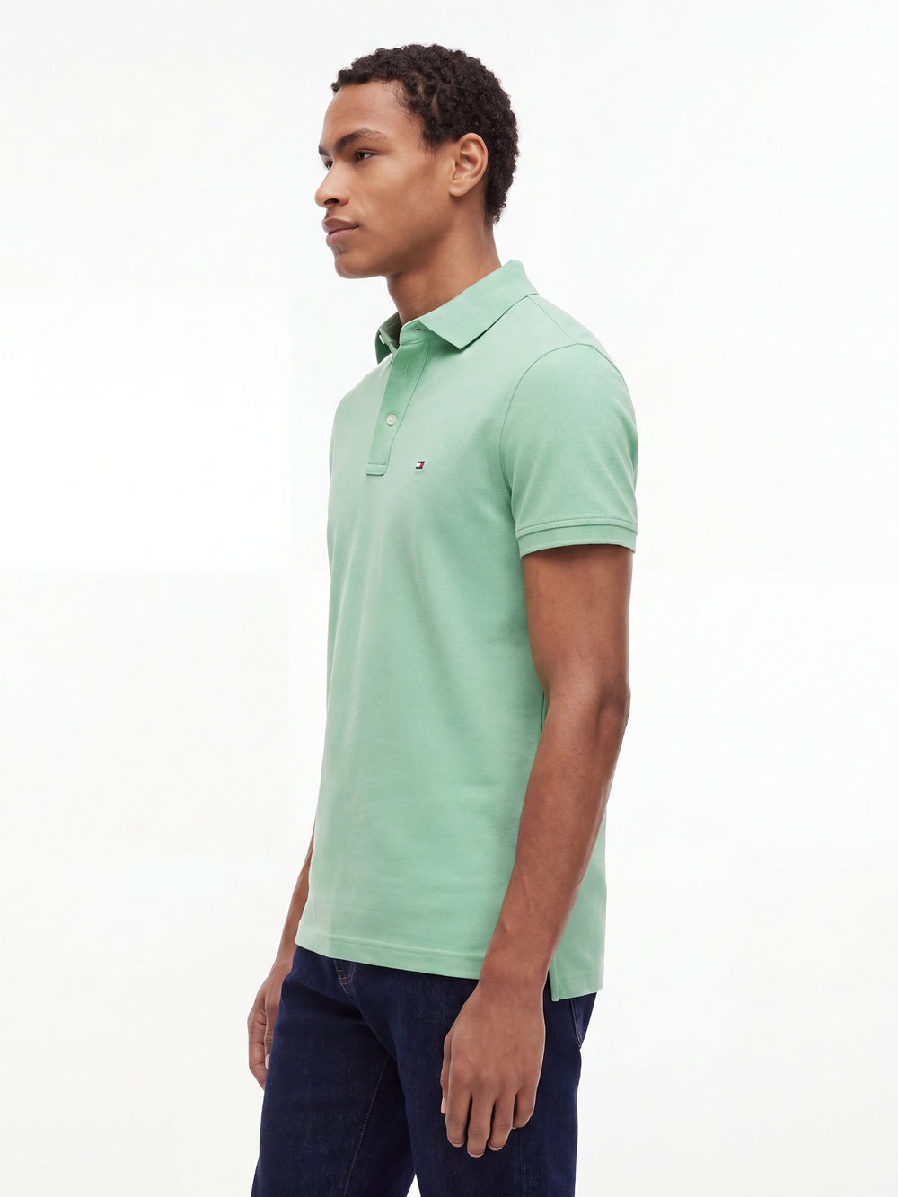 Slim Fit Solid Pique Polo