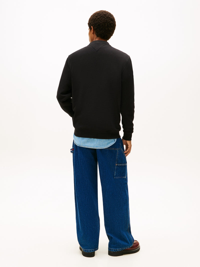 Regular Fit Fleece Crew Neck Sweatshirt