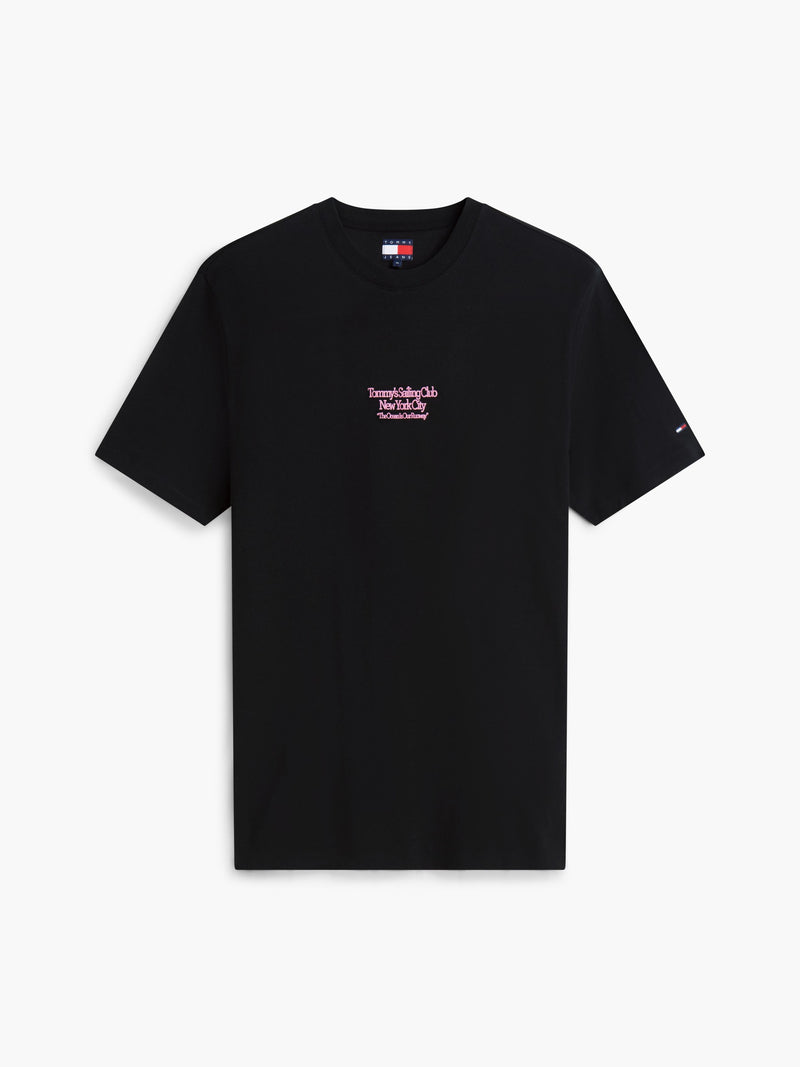Relaxed Fit Sailboat Back Graphic T-Shirt