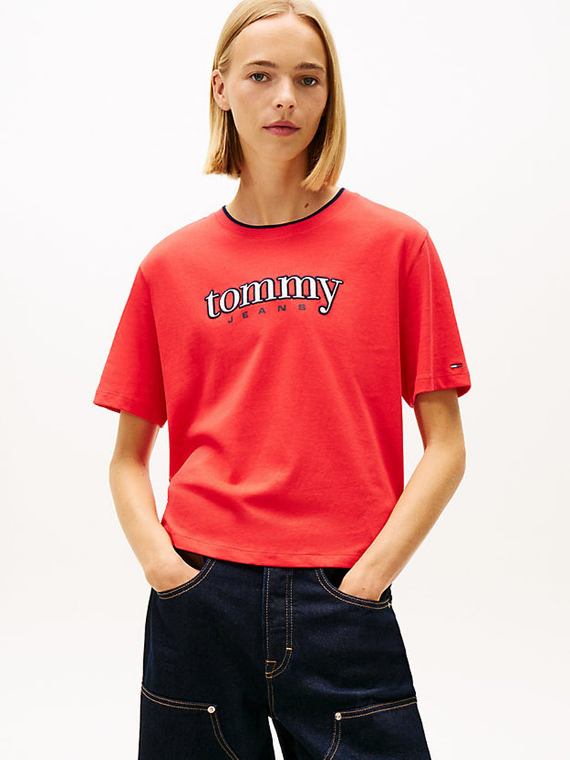 Solid Relaxed Fit Short Sleeve Cotton Jersey T-Shirt