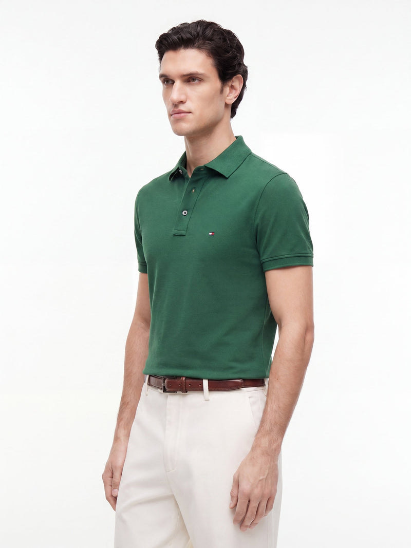 Slim Fit Solid Pique Polo
