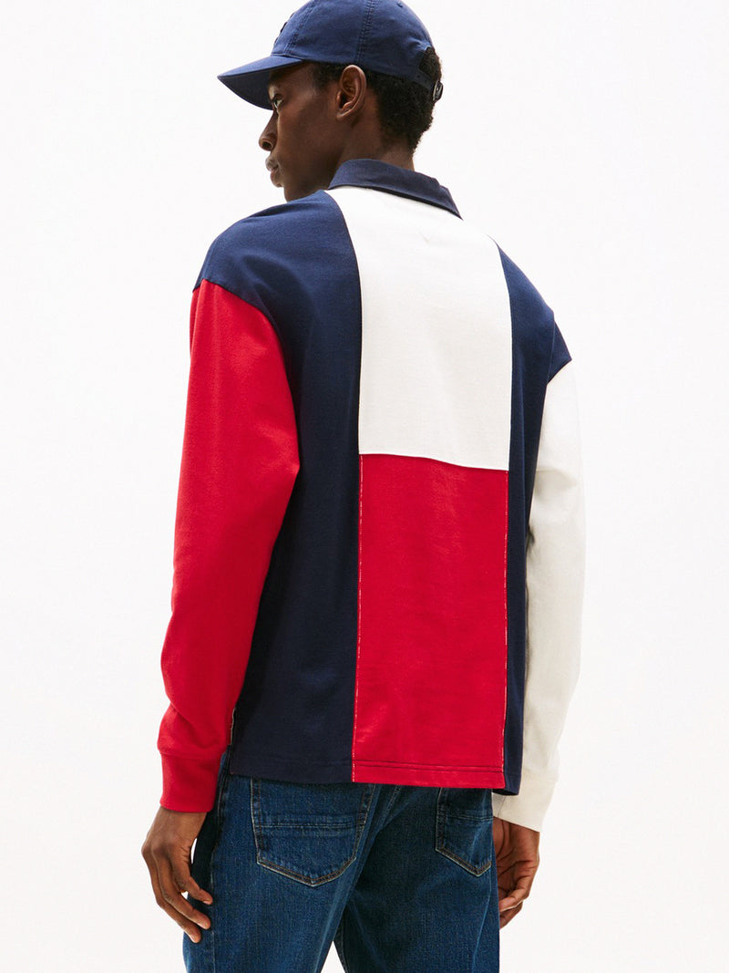 Relaxed Fit Rugby Pullover