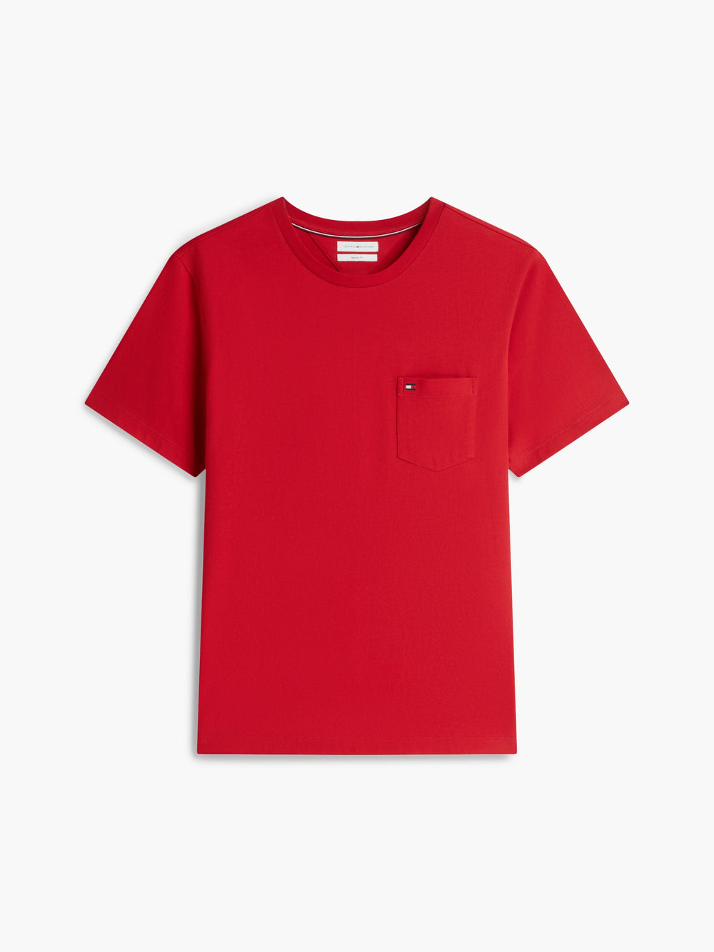 Regular Fit Solid Pocket Tshirt