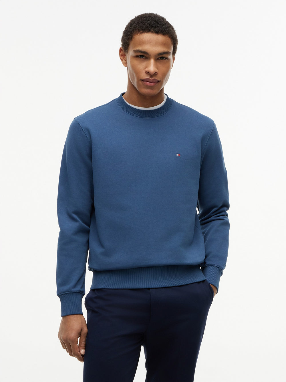 Solid Terry Pullover