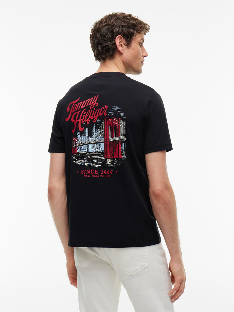 Regular Fit Back Print Tshirt