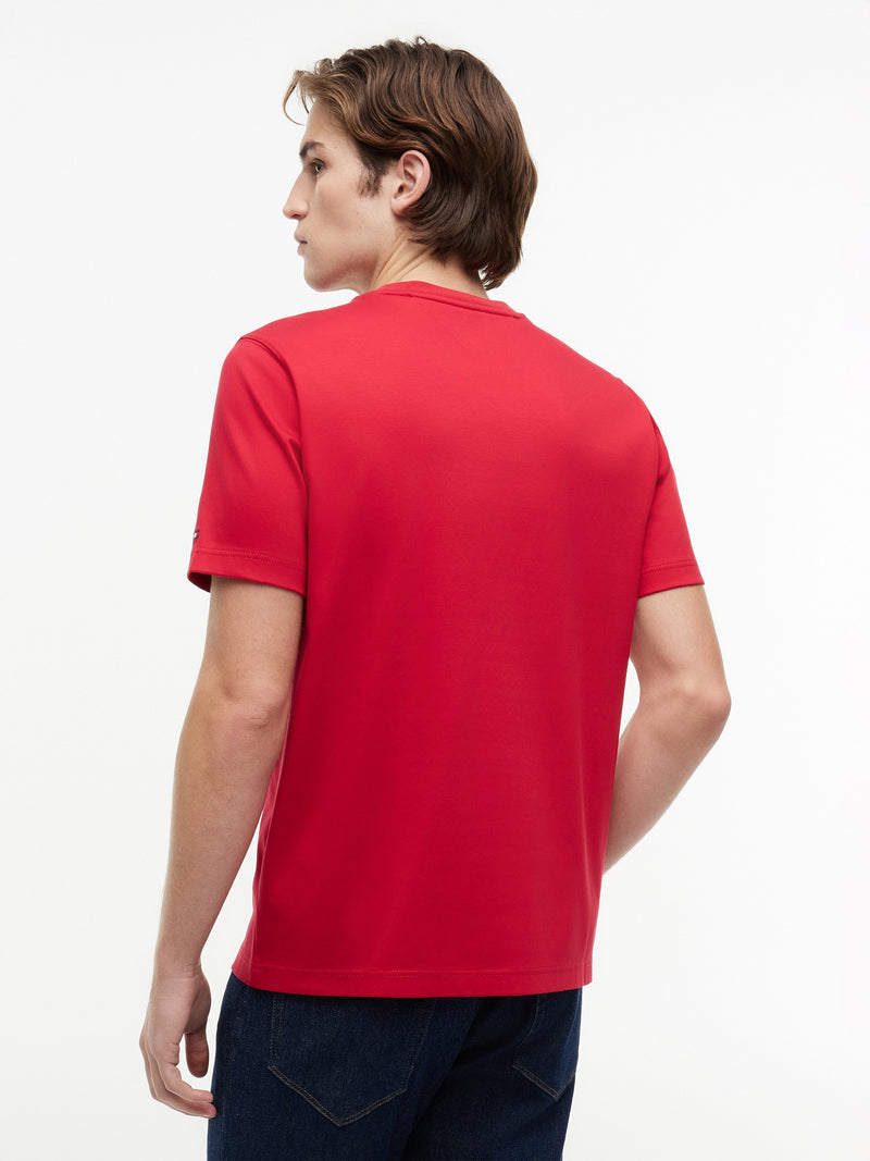 Regular Fit Embroidered Interlock Tshirt