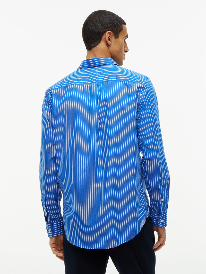 Regular Fit Stripe Poplin Shirt