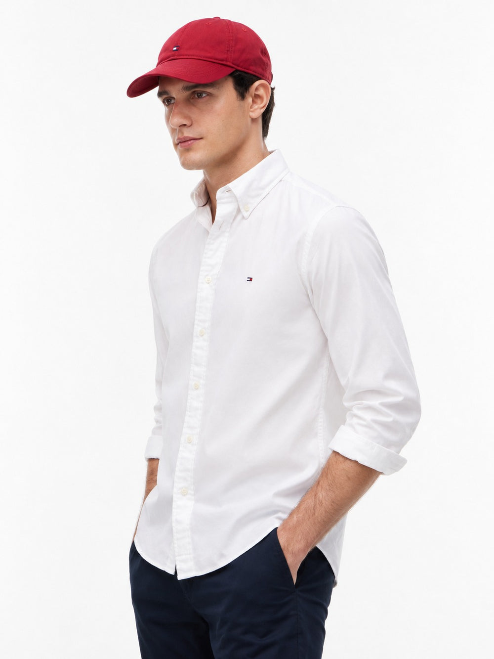 Regular Fit Solid Poplin Shirt