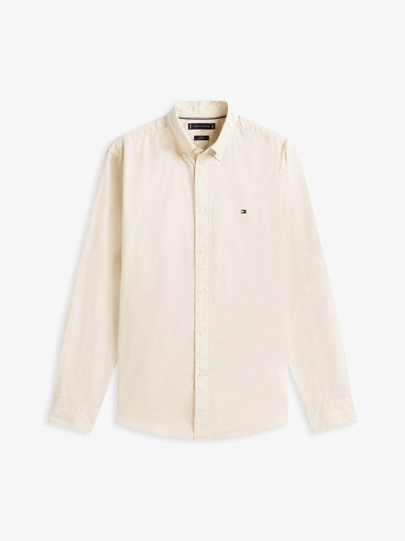 Regular Fit Solid Poplin Shirt