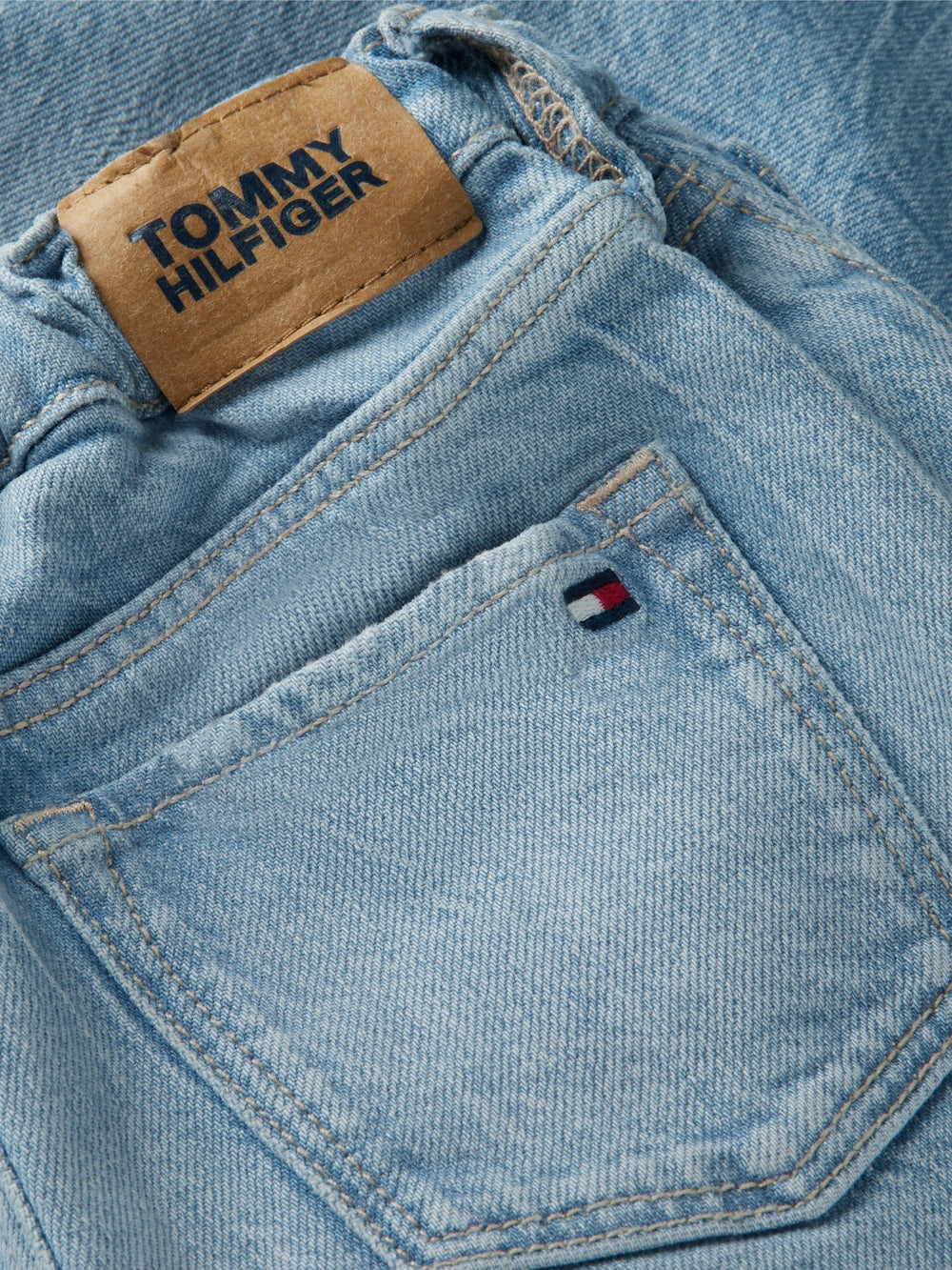Boys Wide Pull On Stretch Jeans
