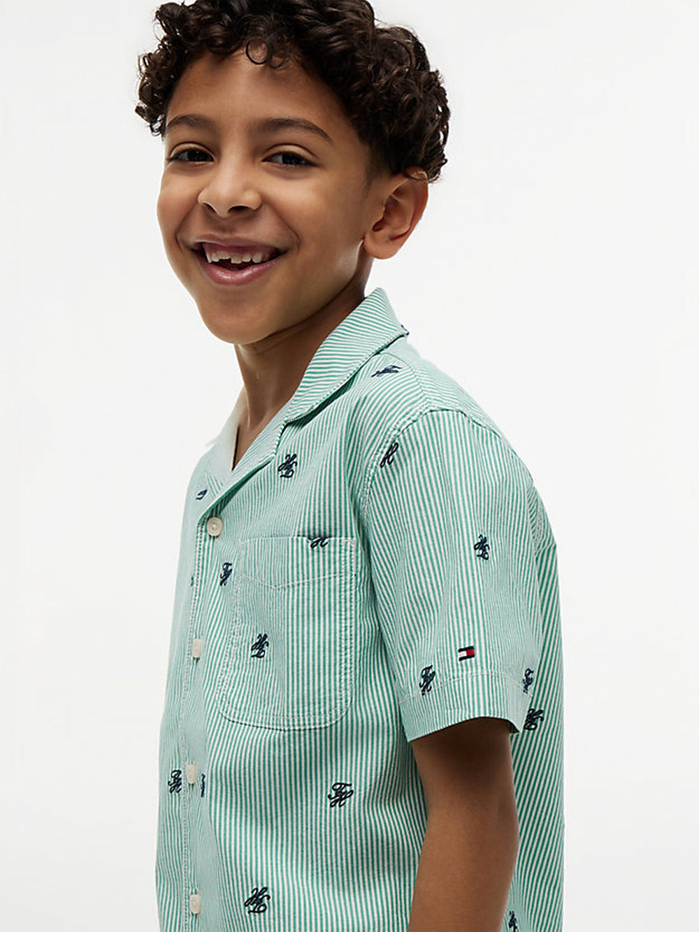 Kids Poplin Stretch Shirt