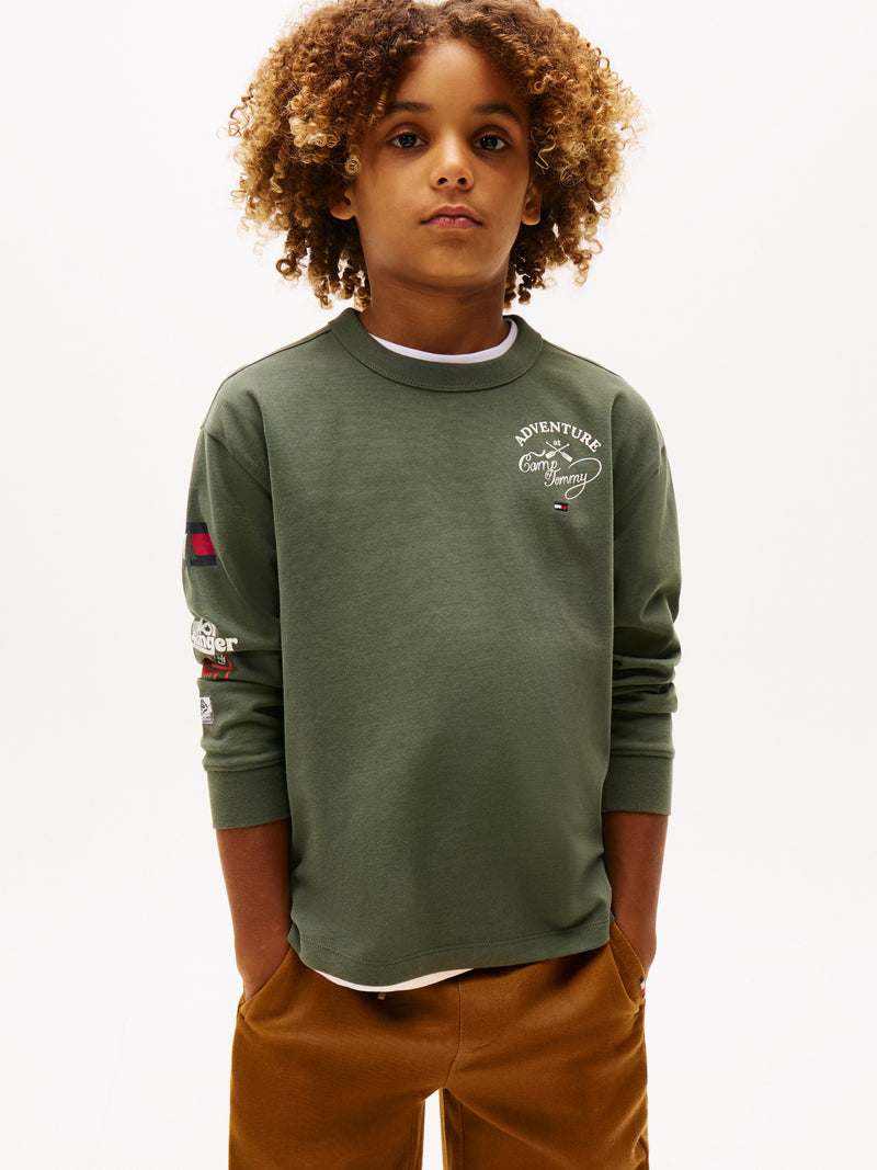 Kids Long-Sleeve Graphic T-Shirt