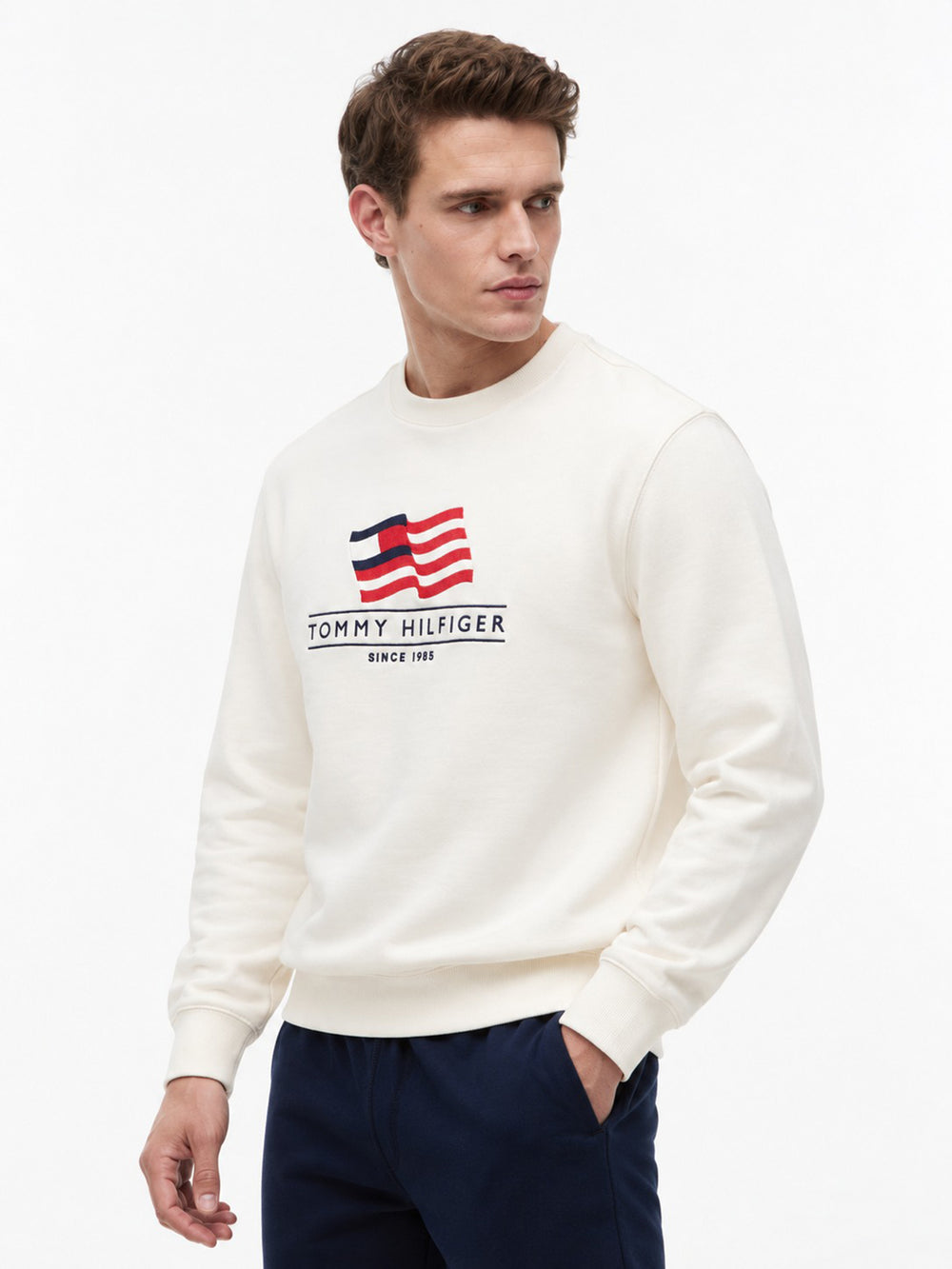 Flag Logo Terry Pullover