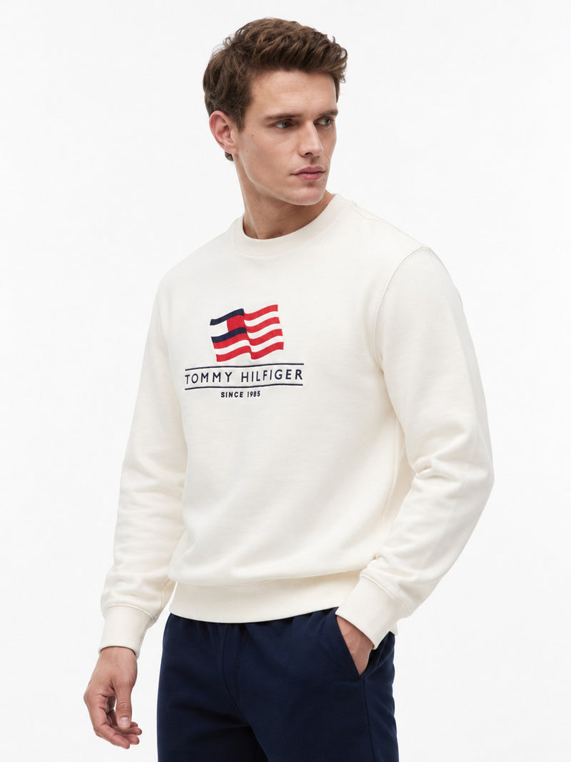 Flag Logo Terry Pullover