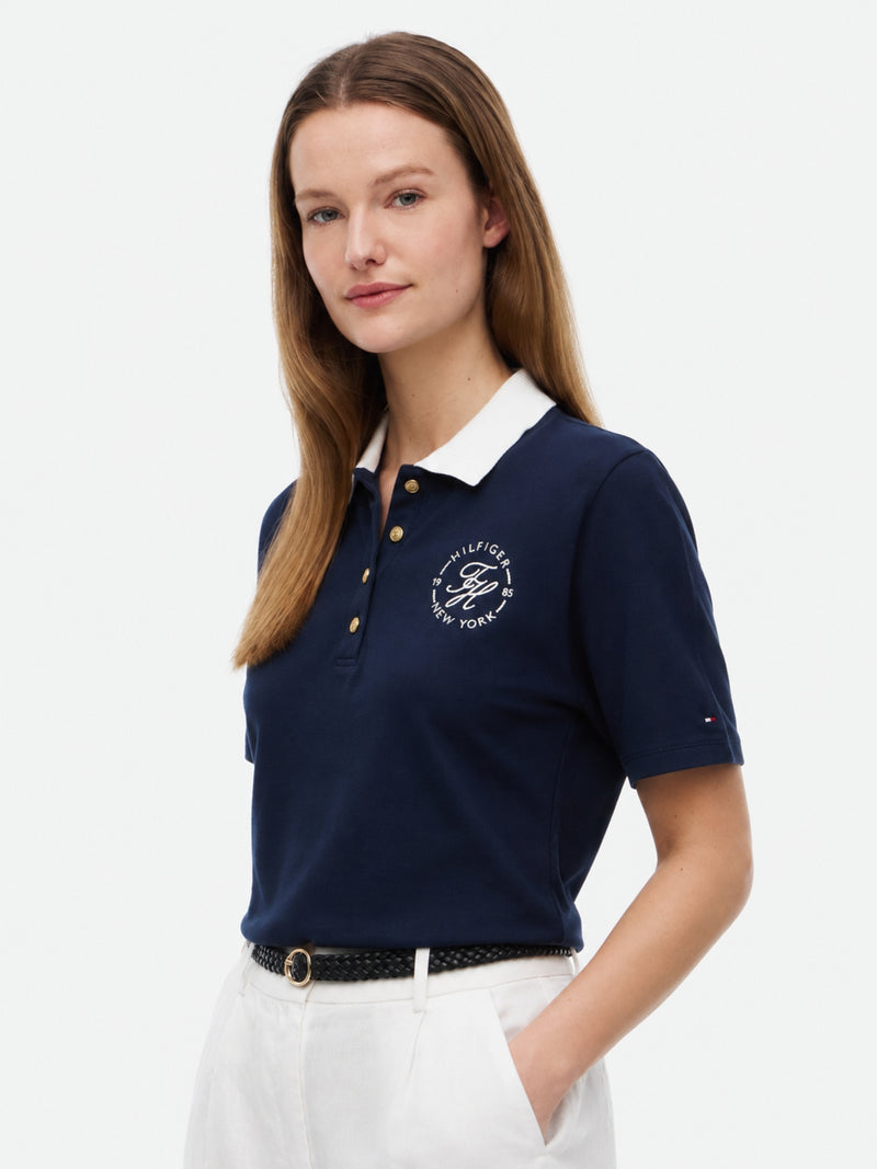 Solid Regular Fit Half Sleeve Pique Polo