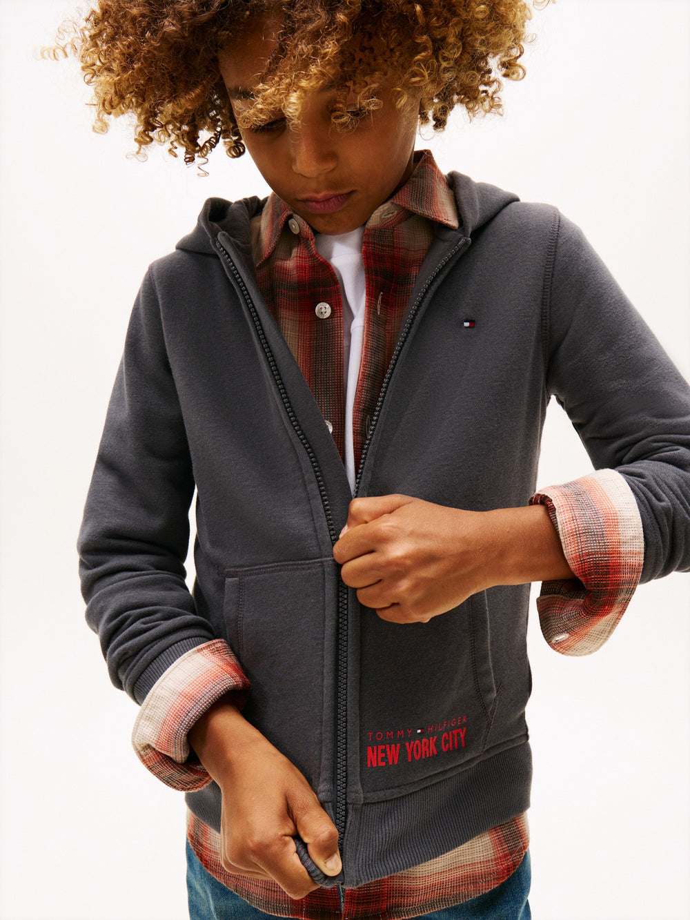 Kids Fleece Zip Hoodie
