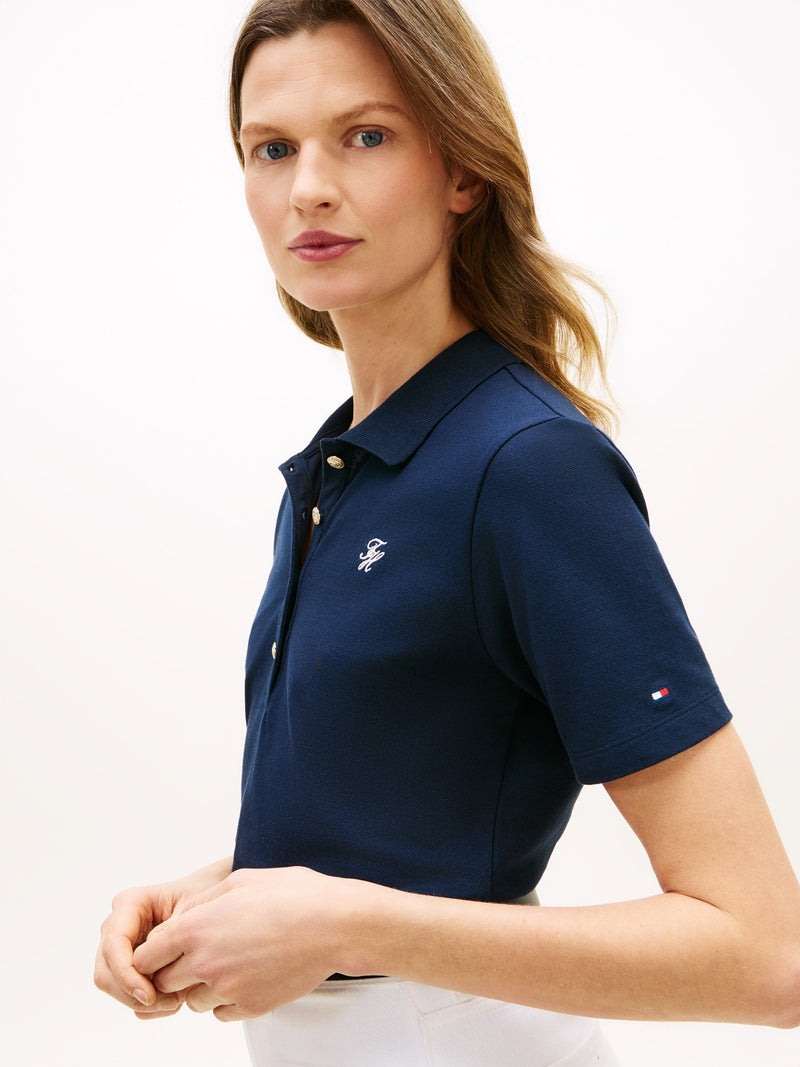 Solid Regular Fit Half Sleeve Pique Polo