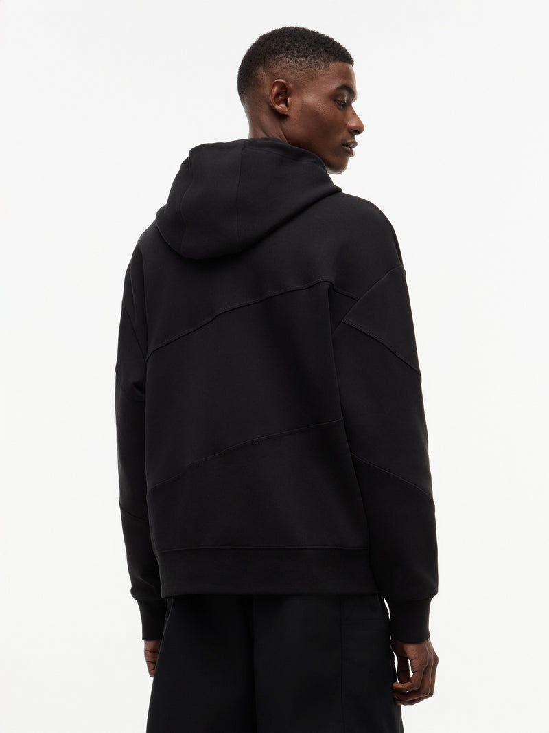 Relaxed Fit Solid Hoodie
