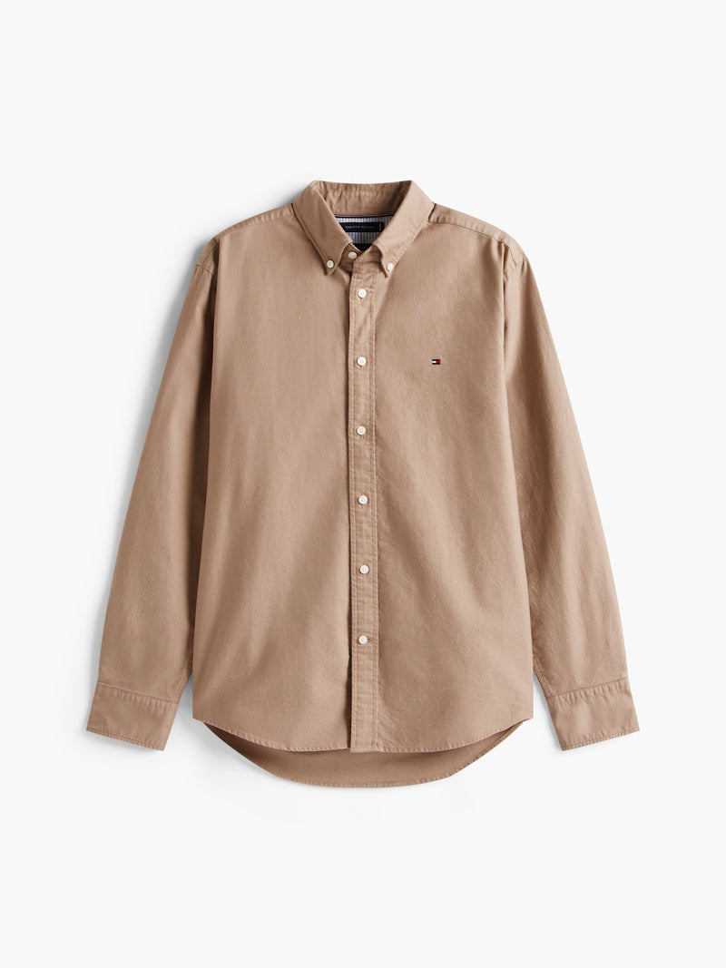 Regular Fit Solid Oxford Shirt