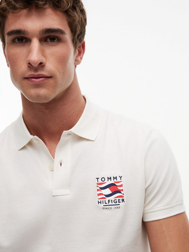 Regular Fit Graphic Pique Polo