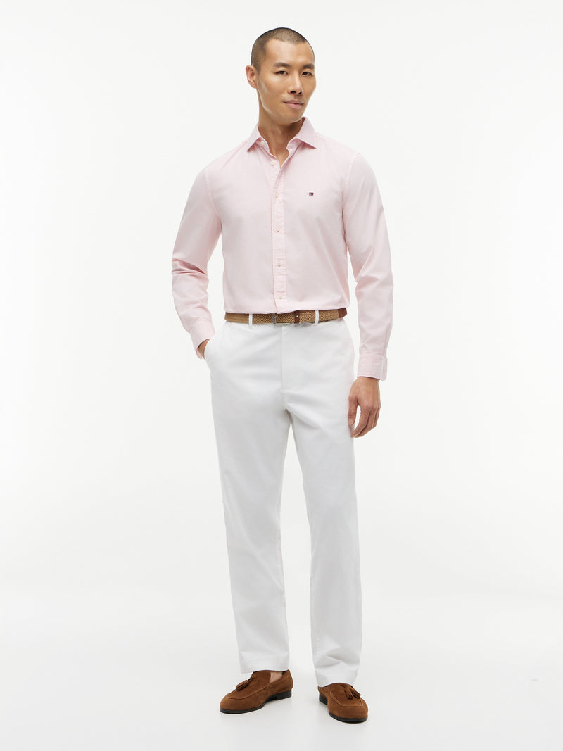 Regular Fit Solid Poplin Shirt
