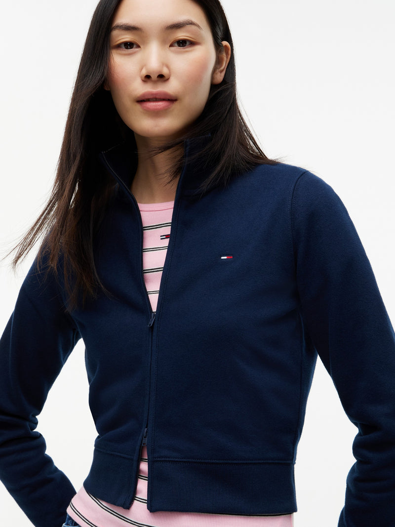 Slim Fit Fleece Zip Thru
