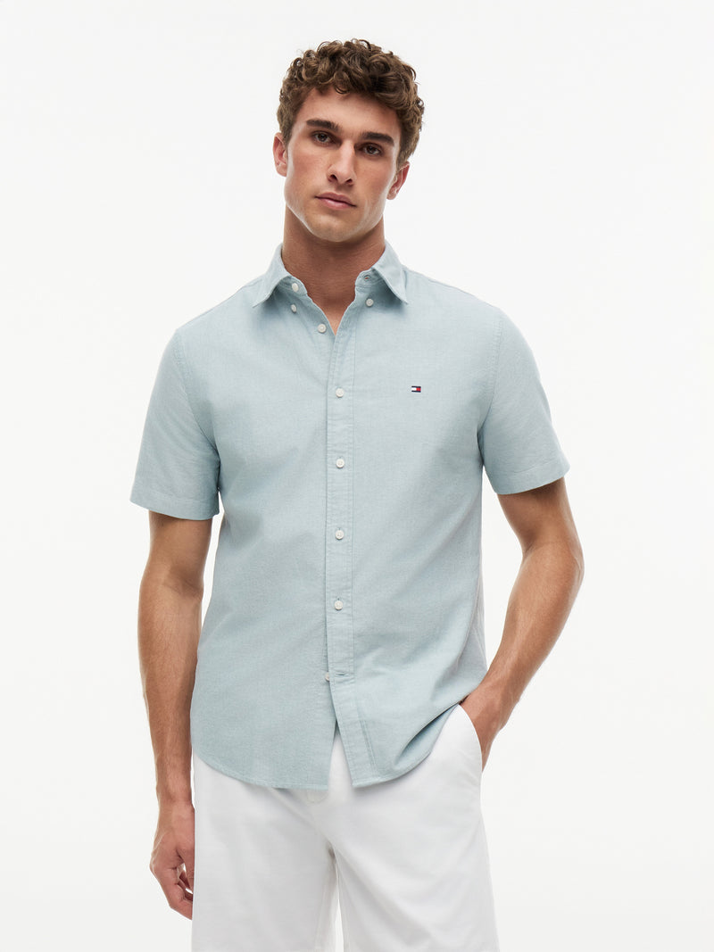 Regular Fit Solid Oxford Shirt